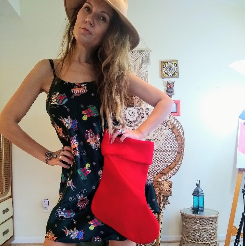 90s looney tunes slinky holiday slip